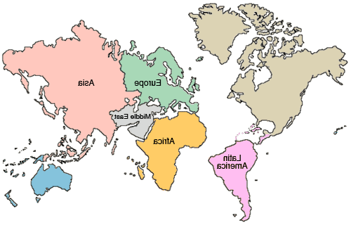 世界地区地图